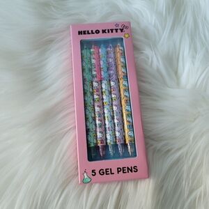 NEW Hello Kitty Gel Pens 5 Pack